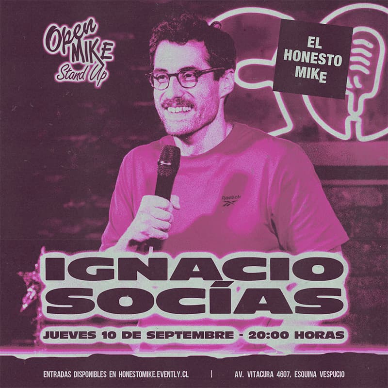 Open Mike: Ignacio Socías en El Honesto Mike Vitacura image}