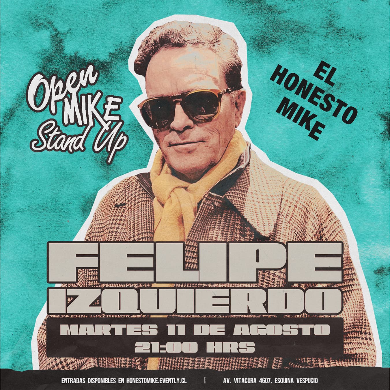 Open Mike: Felipe Izquierdo en El Honesto Mike Vitacura image}