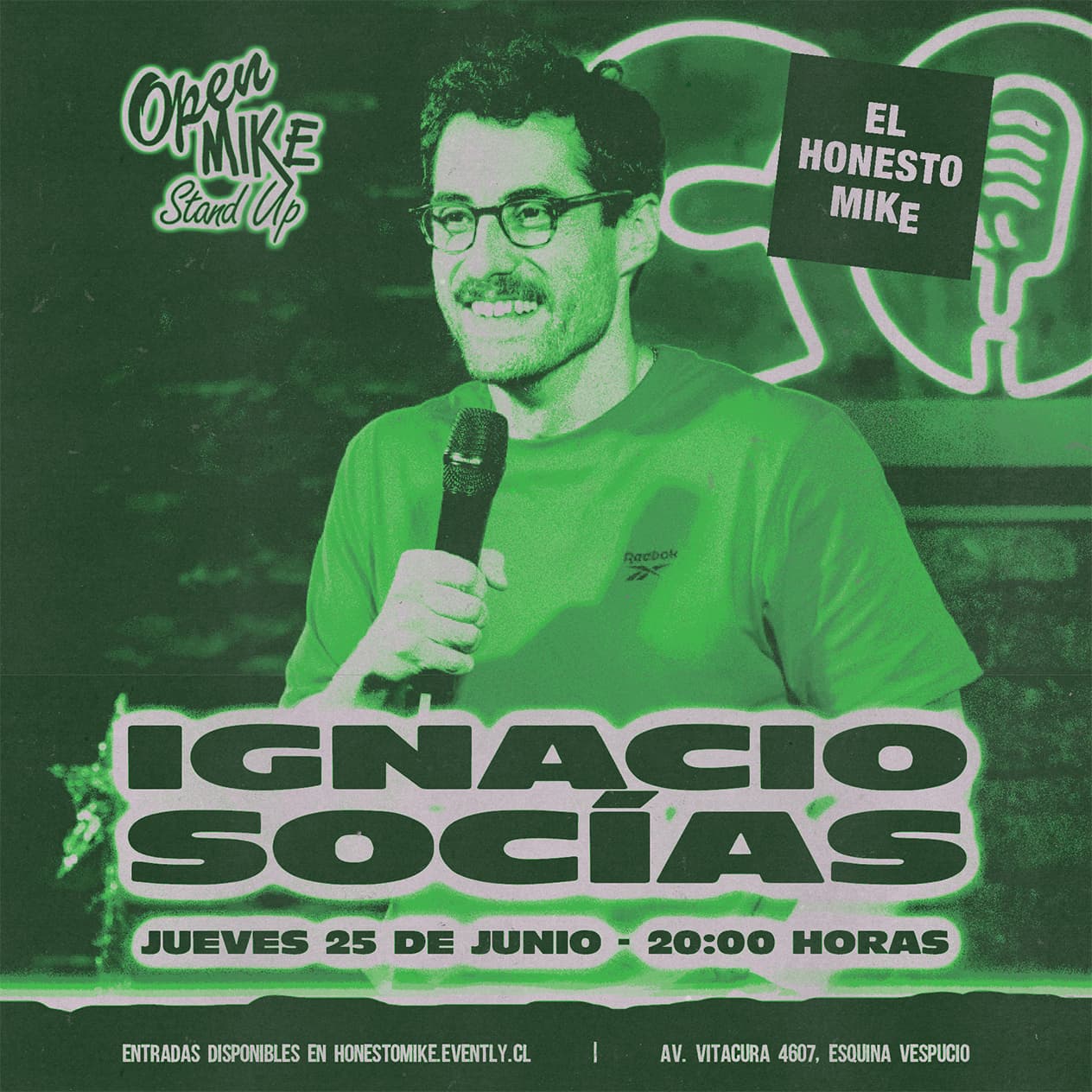 Open Mike: Ignacio Socías en El Honesto Mike Vitacura image}