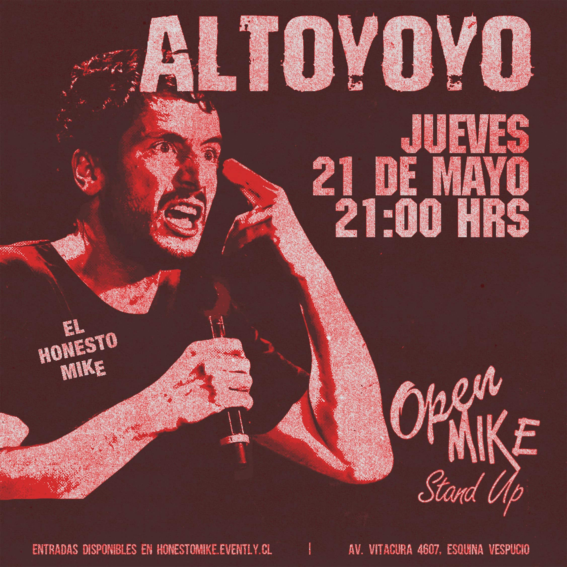 Open Mike: Altoyoyo en El Honesto Mike Vitacura image}