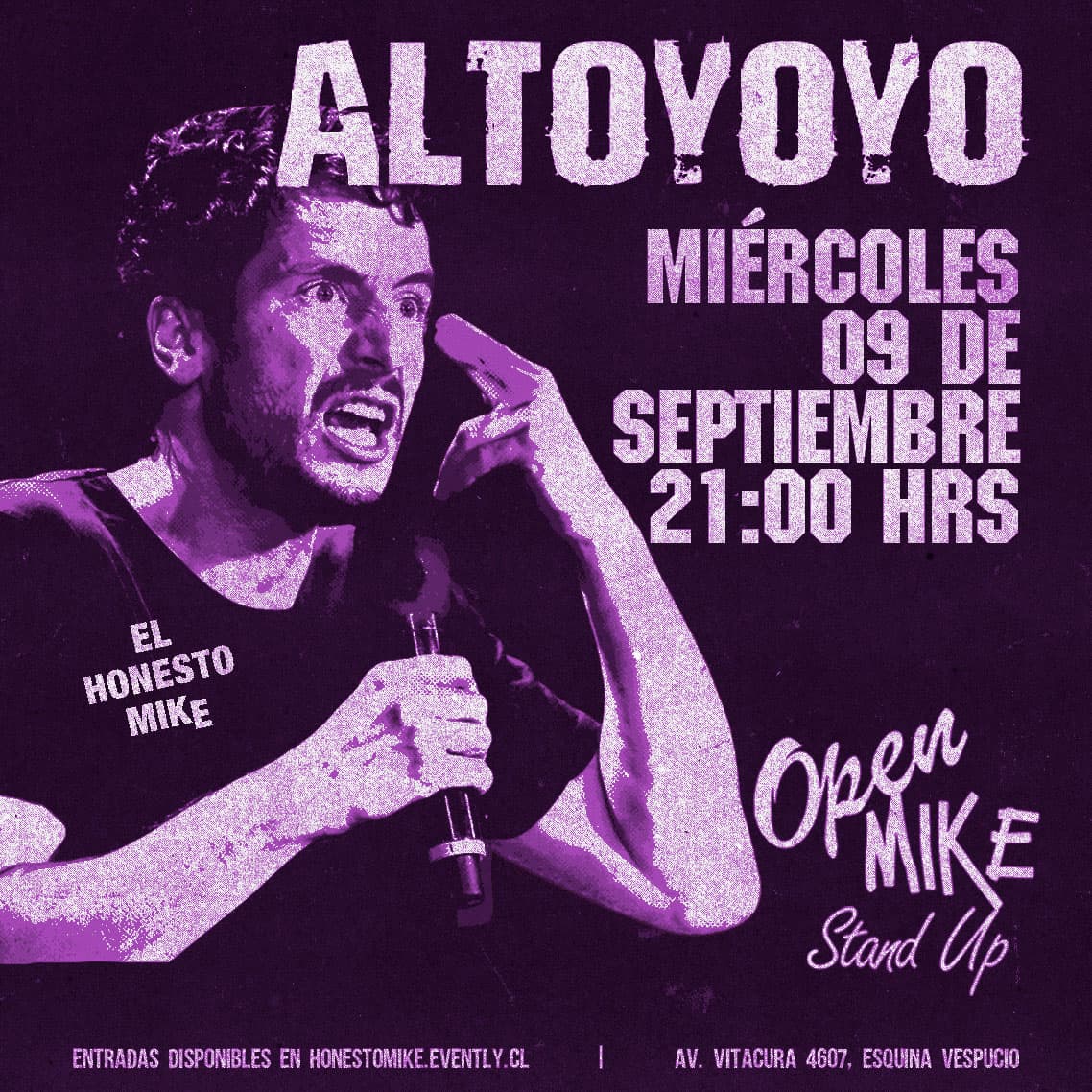 Open Mike: Altoyoyo en El Honesto Mike Vitacura image}