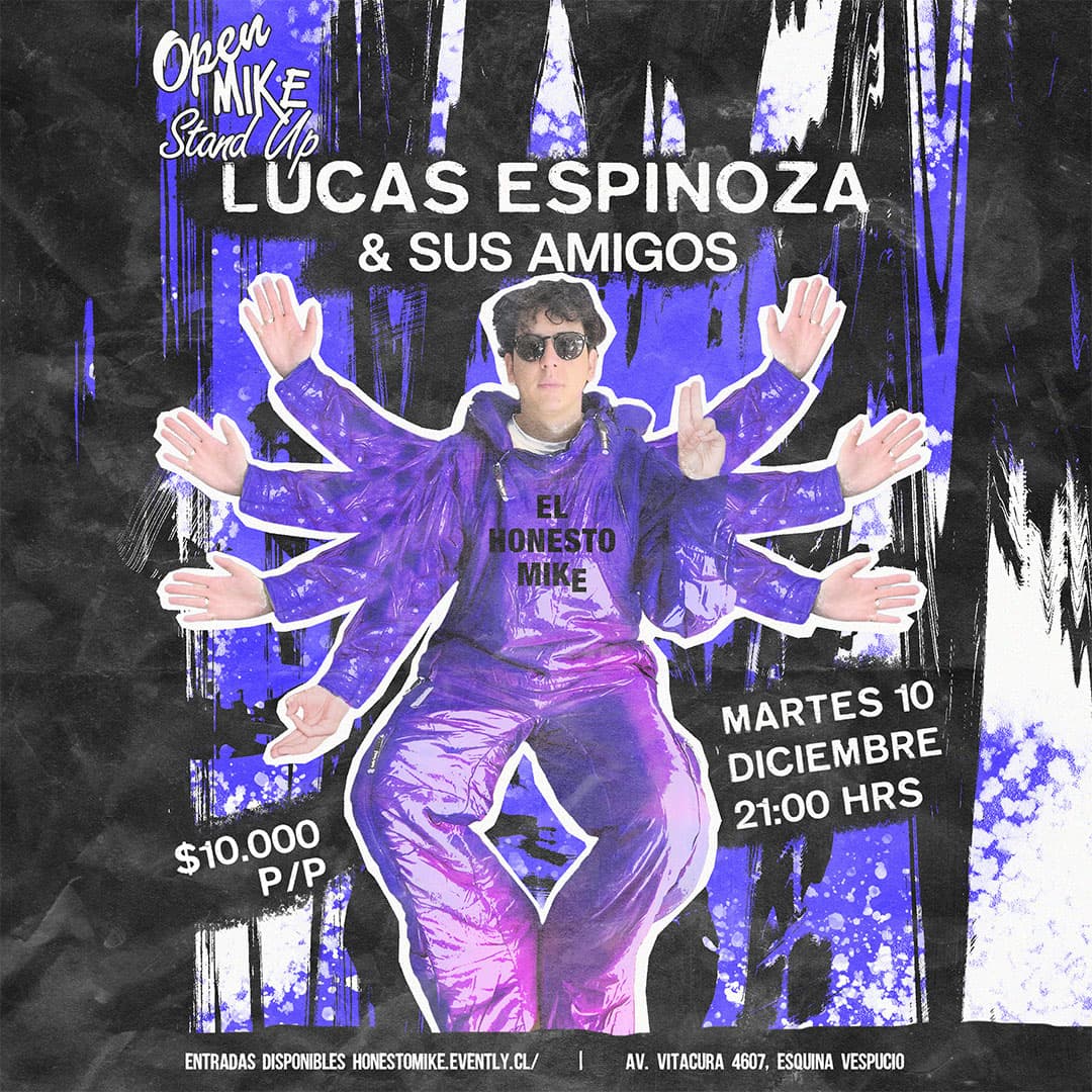 Open Mike: Lucas Espinoza en El Honesto Mike Vitacura  image}