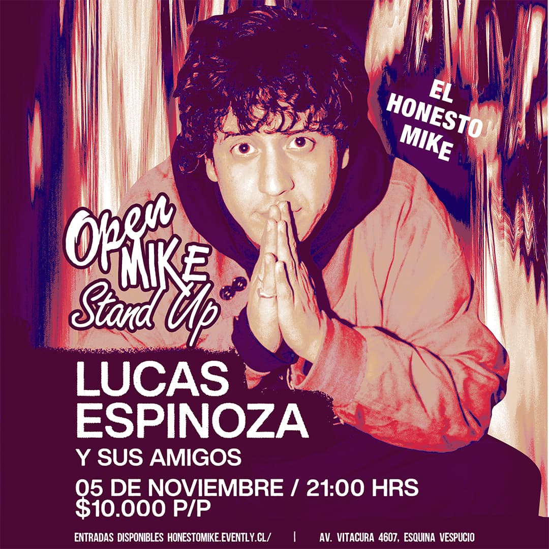 Open Mike: Lucas Espinoza en El Honesto Mike Vitacura image}