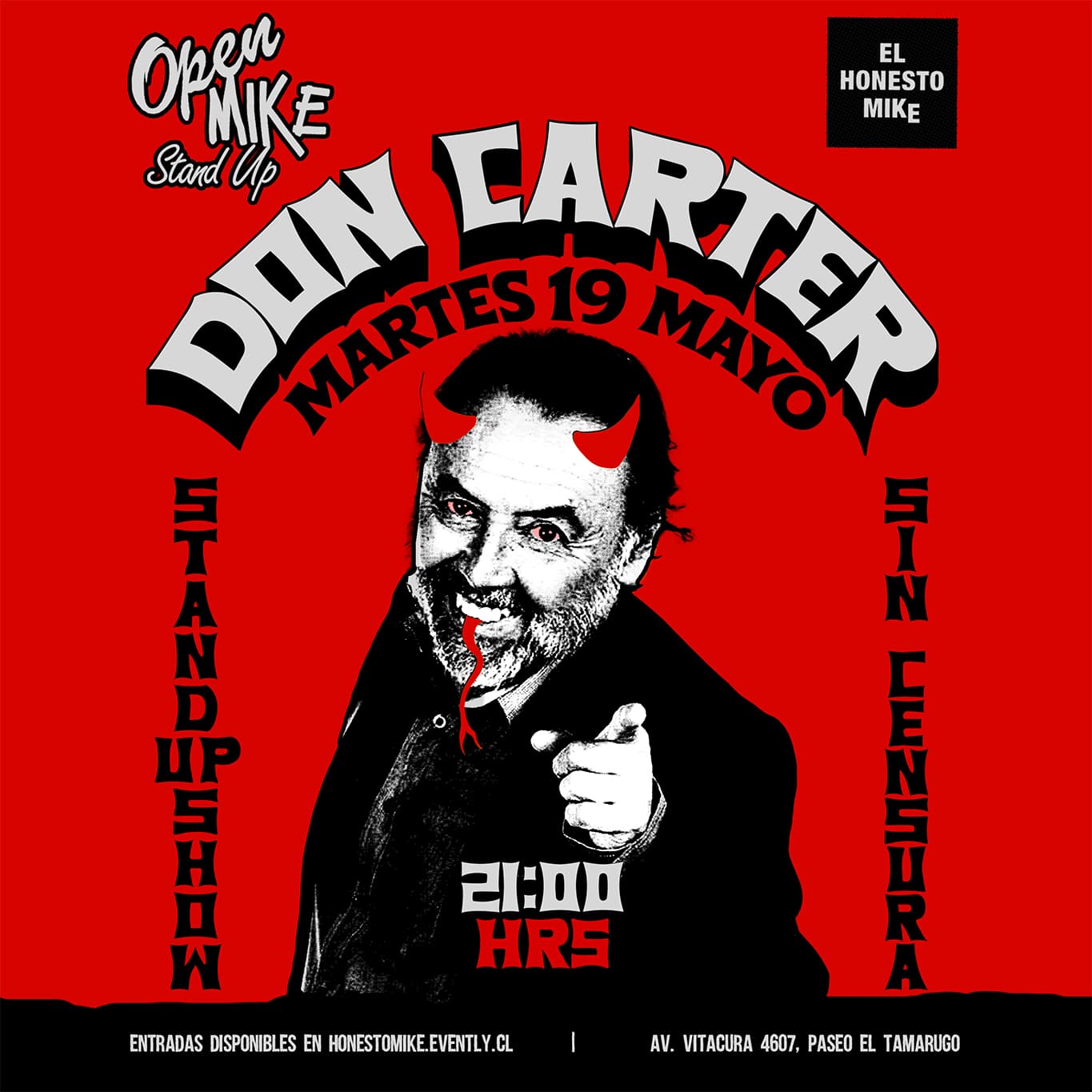 Open Mike: Don Carter en El Honesto Mike Vitacura image}