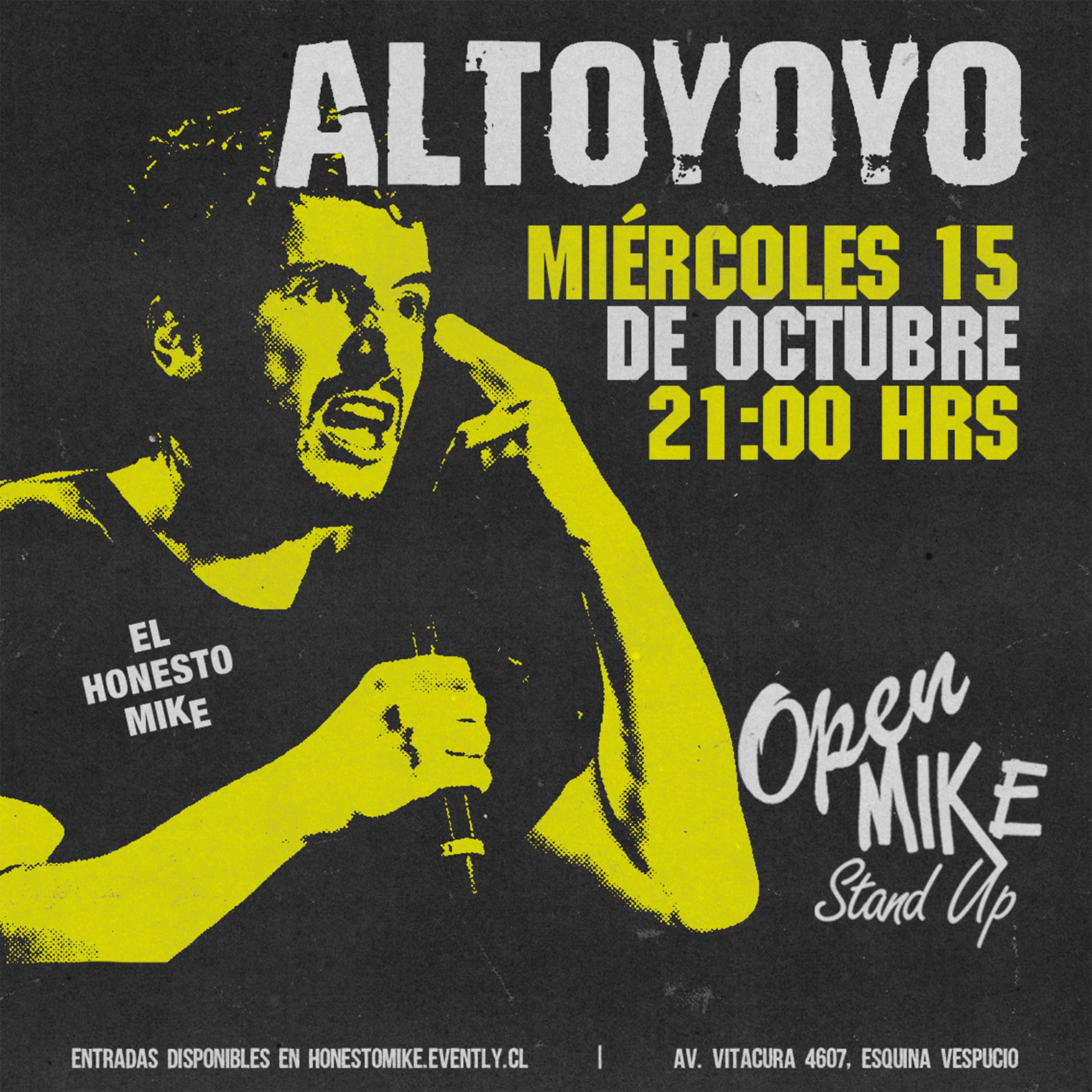 Open Mike: Altoyoyo en El Honesto Mike Vitacura image}