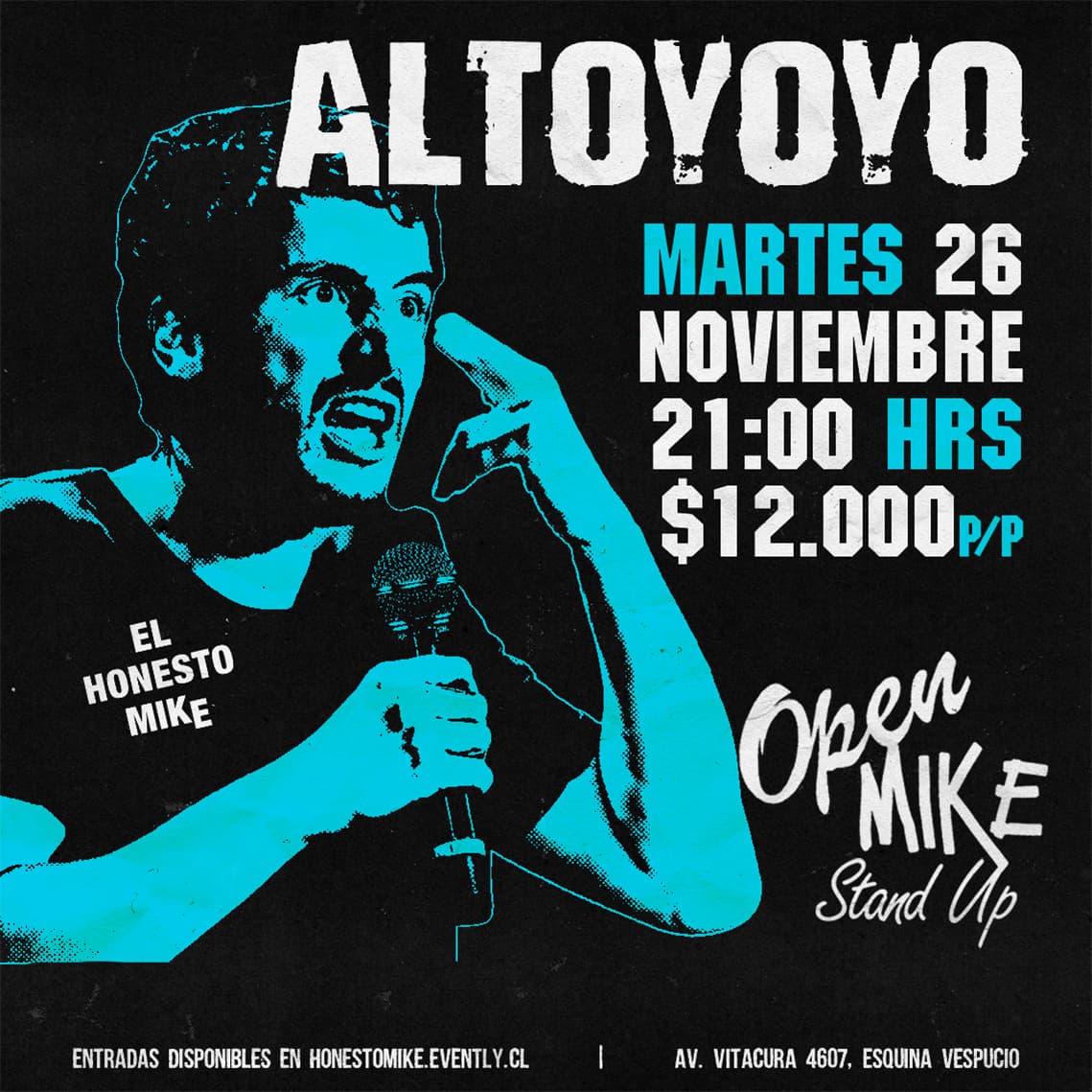 Open Mike: Altoyoyo en El Honesto Mike Vitacura  image}