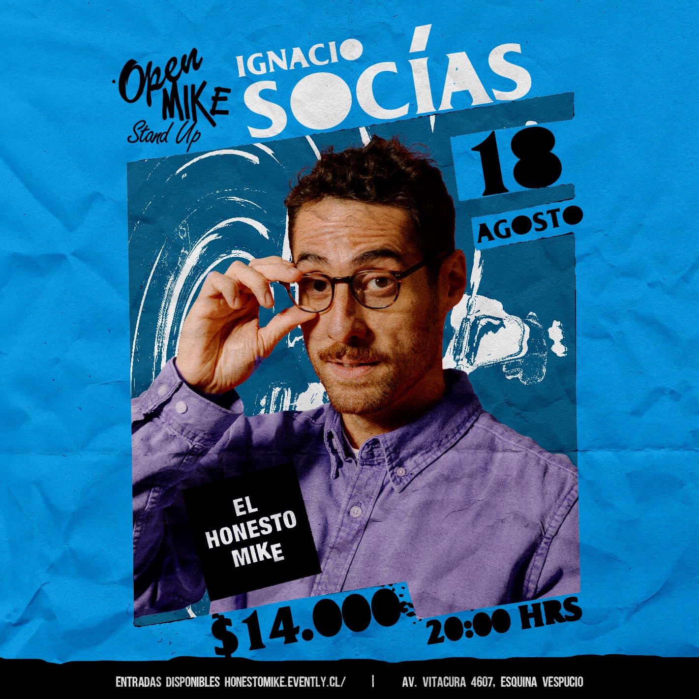 Open Mike: Ignacio Socías en El Honesto Mike Vitacura image}