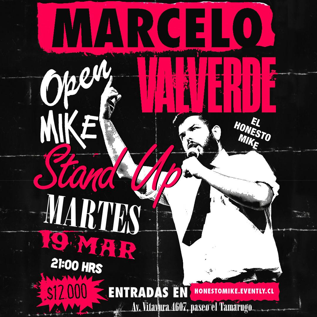 Open Mike: Marcelo Valverde - El Honesto Mike Vitacura image}