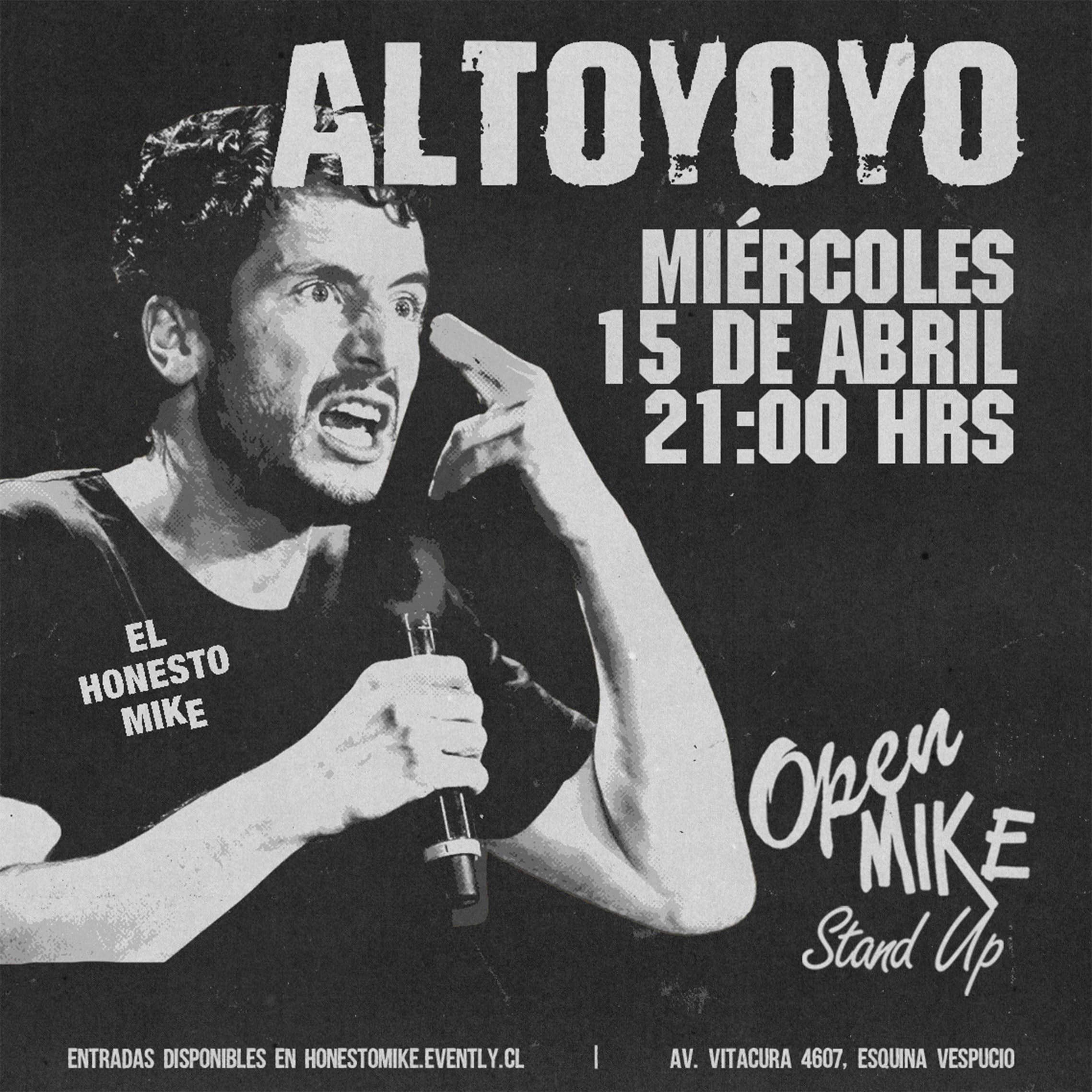 Open Mike: Altoyoyo en El Honesto Mike Vitacura image}