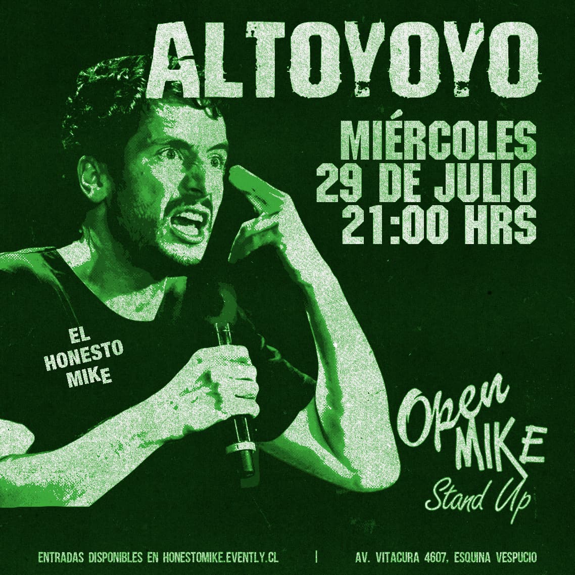 Open Mike: Altoyoyo en El Honesto Mike Vitacura image}