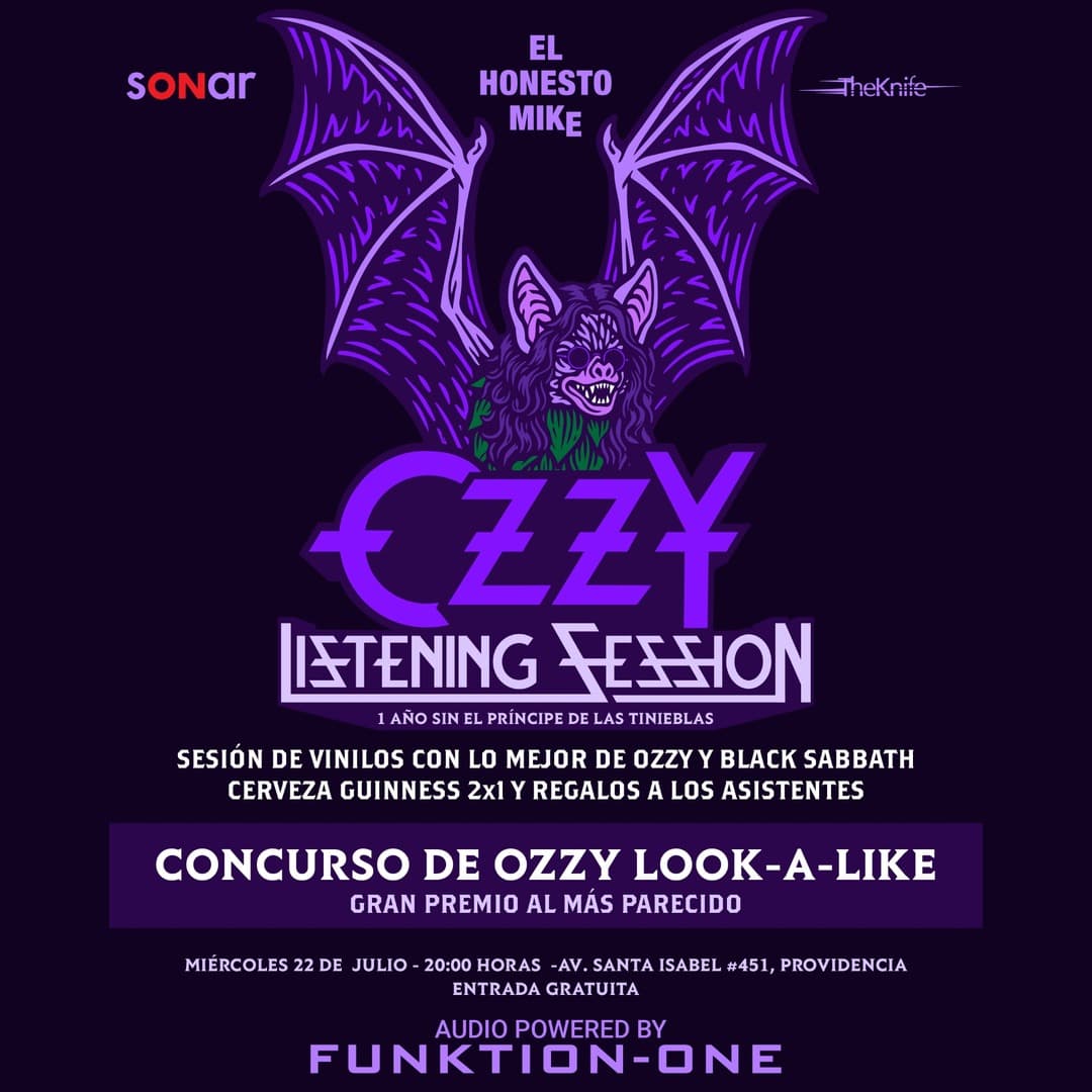 Ozzy Listening Session image}